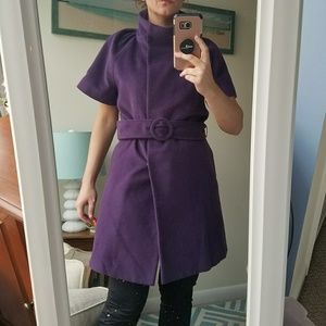 C. Luce Purple funnel neck dress, top or overcoat